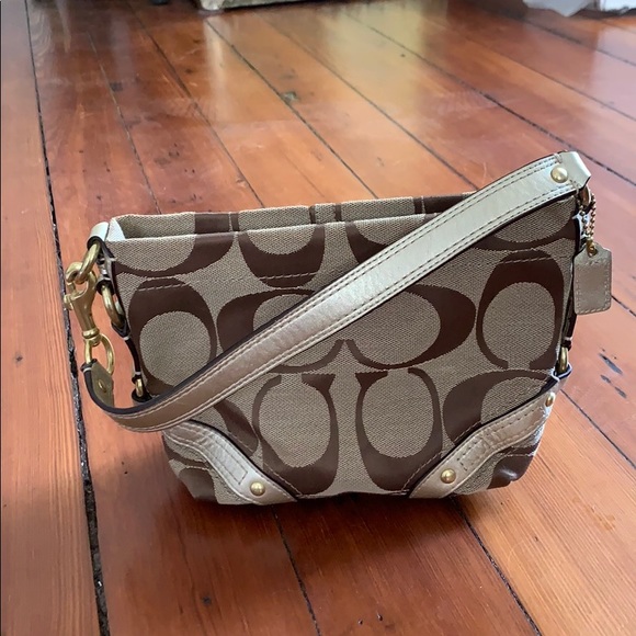 Coach Handbags - COACH mini hobo bag signature c pattern
